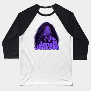 Janet jackson\\\1980s retro fan art Baseball T-Shirt